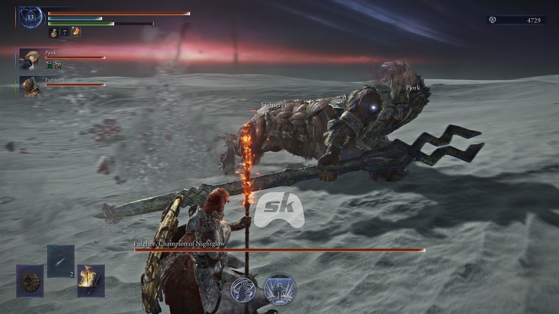 The Fulghor boss (Image via Sportskeeda Gaming || FromSoftware/Bandai Namco Entertainment)